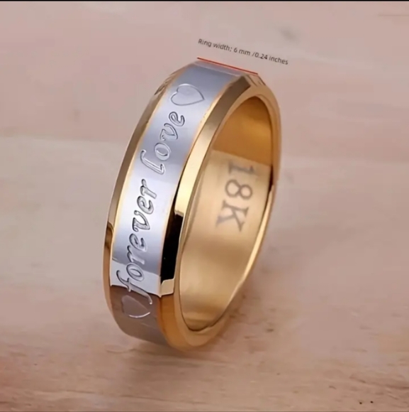 Other - 18k Gold Plated Forever Love